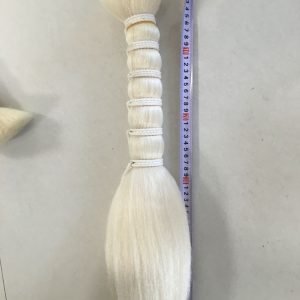 Processed yak tail hair