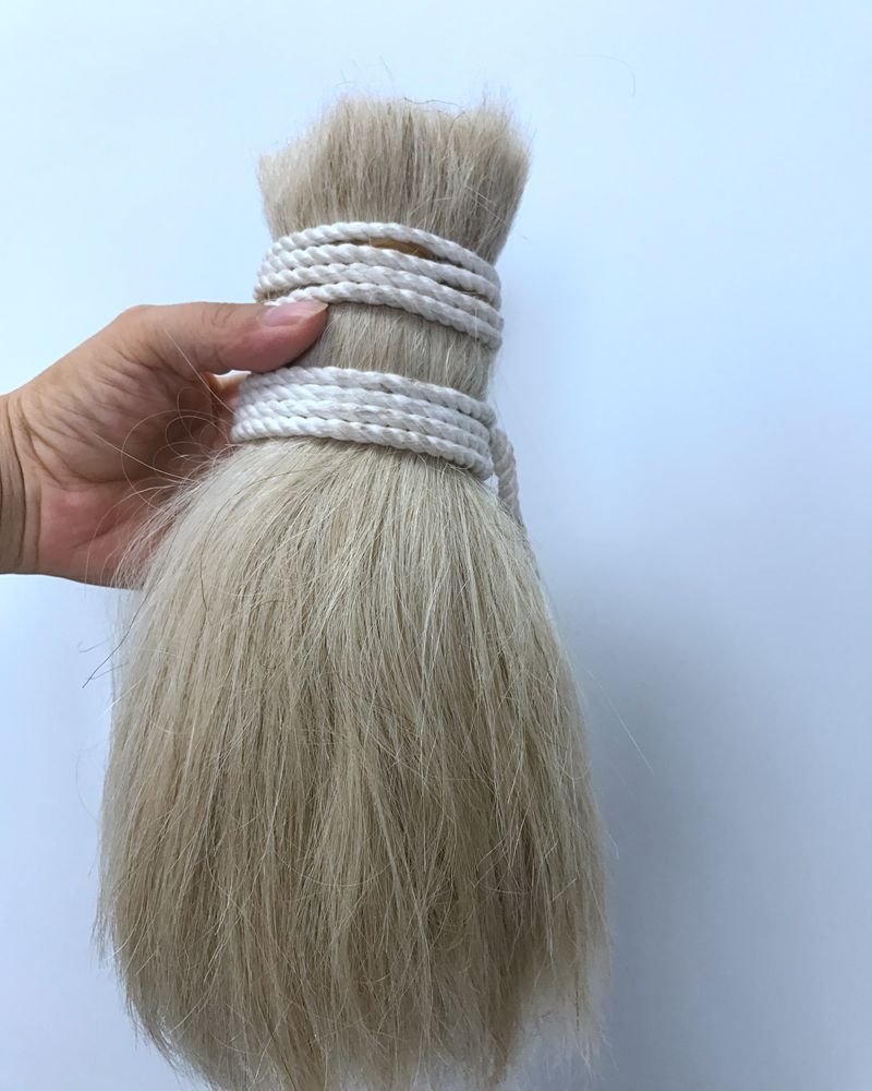 Washed goat hair for wigs - 图片 3