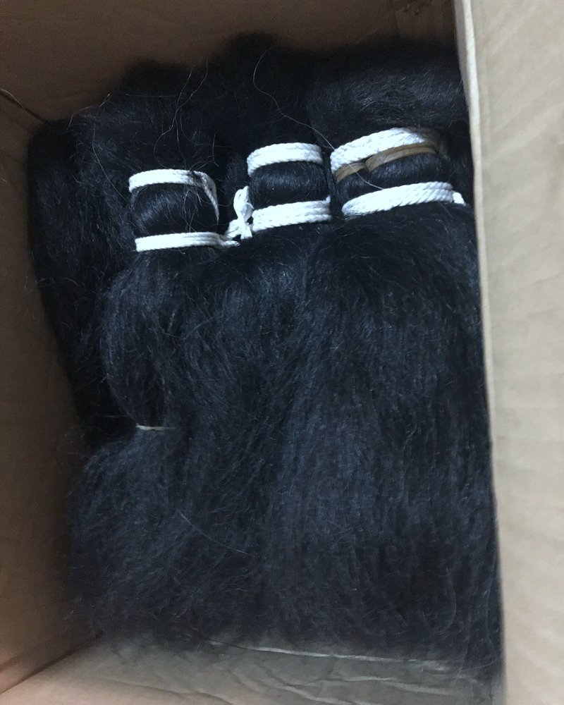 Natural Black Yak hair - 图片 2