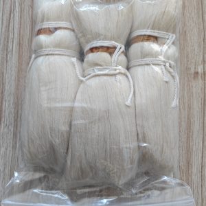 Processed goat hair